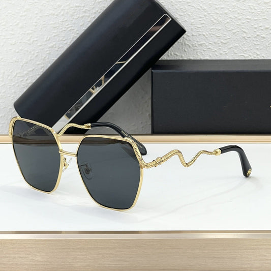 Cross-border European and American New SRC035M Metal Sunglasses Men's High-end UV-proof Sunglasses Women's High-end Sense