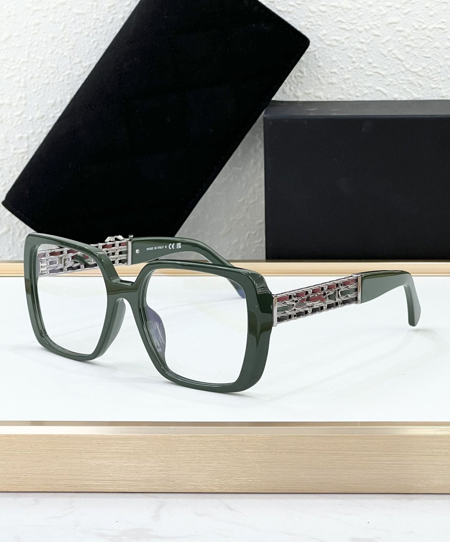 New Xiaoxiangfeng Sunglasses Women's High-end Fashion Large-frame Square Retro Wind Sunshade UV-proof Sunglasses