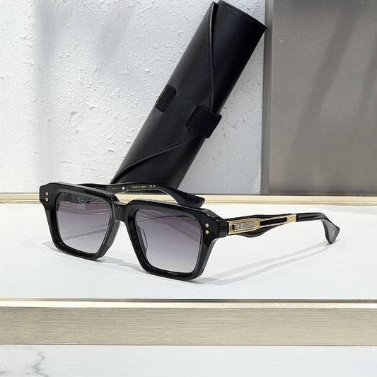 Cross-border Europe, America, Luxury Fashion High-end Sunglasses Japanese-style Vacation Square Men's and Women's Sunglasses Party DTX459