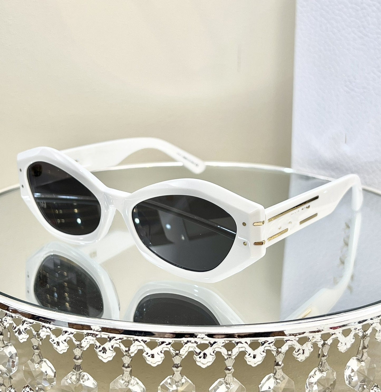 2024 Internet Celebrity Explosion D Home Retro Cat Eye Sunglasses Women's High Sense Fashion Versatile Sunglasses UV Protection B1U