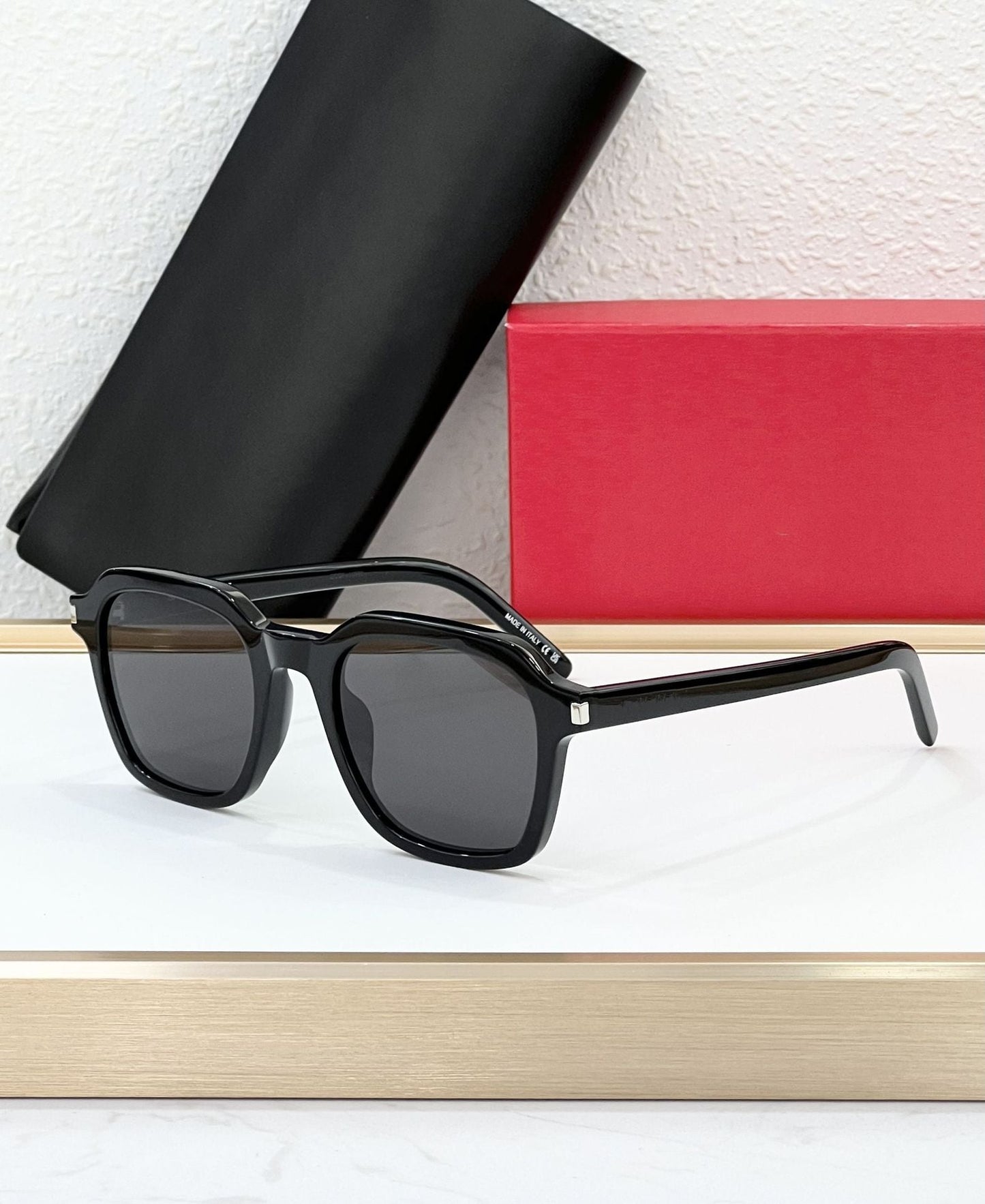 Poplar Woods New Hot-selling Sunglasses Women's High-end Square Fashion Sunglasses Men's Outdoor UV Protection SL 715