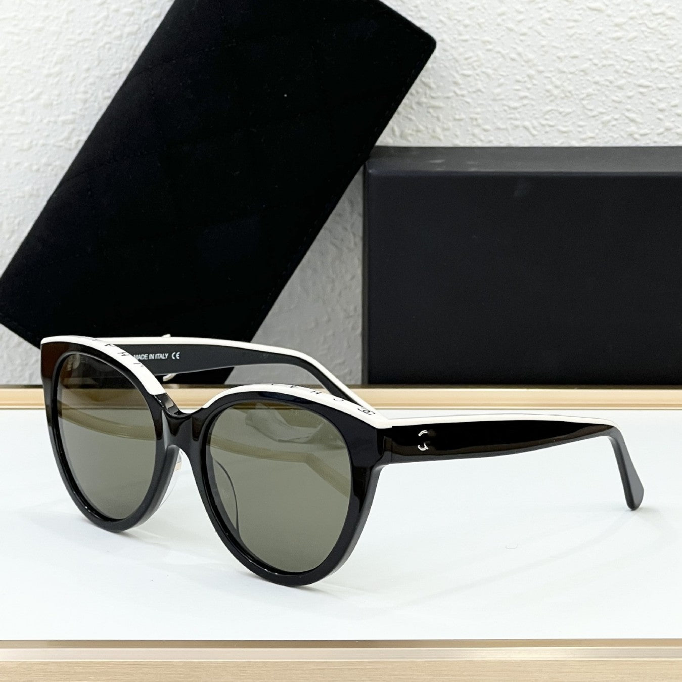 Arc De Triomphe Classic Color Matching Frame Sunglasses Women's Anti-ultraviolet Fashion Plate Sunglasses 5414