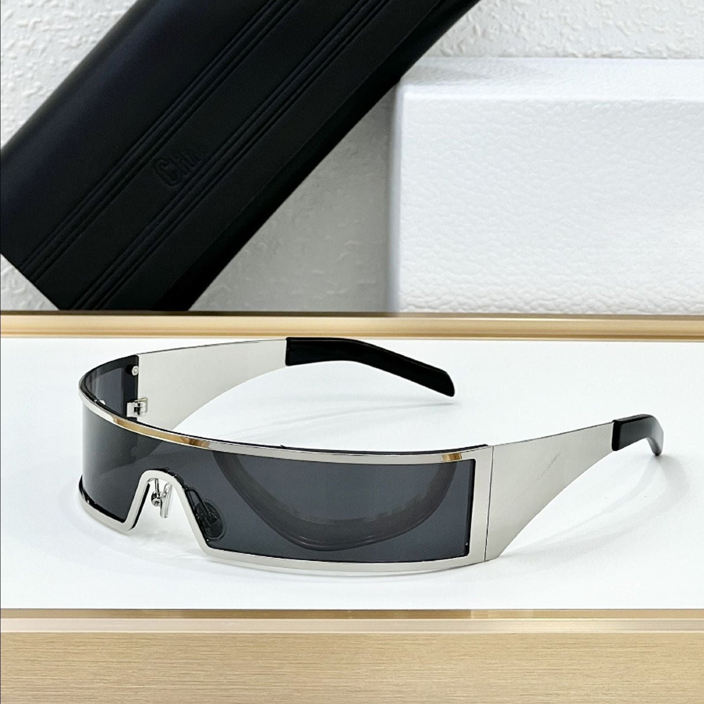 D New Fashion Design Headband Sunglasses Xiaohongshu Same Outdoor Sports Sunglasses High Sense of Tide Punk