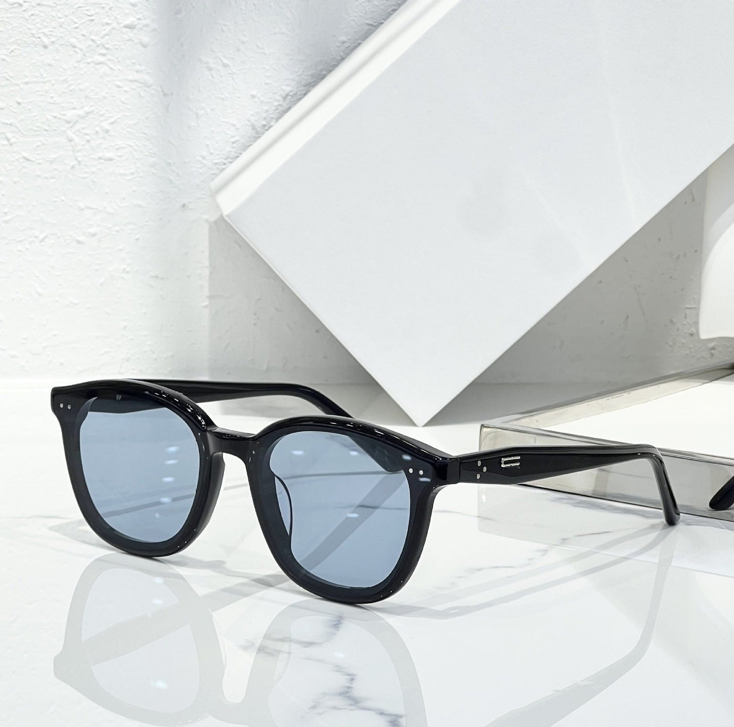 GM Sunglasses Men's High Sense Retro Internet Celebrity Fashion Versatile Personality Plate Sunglasses Women UV Protection JUDE