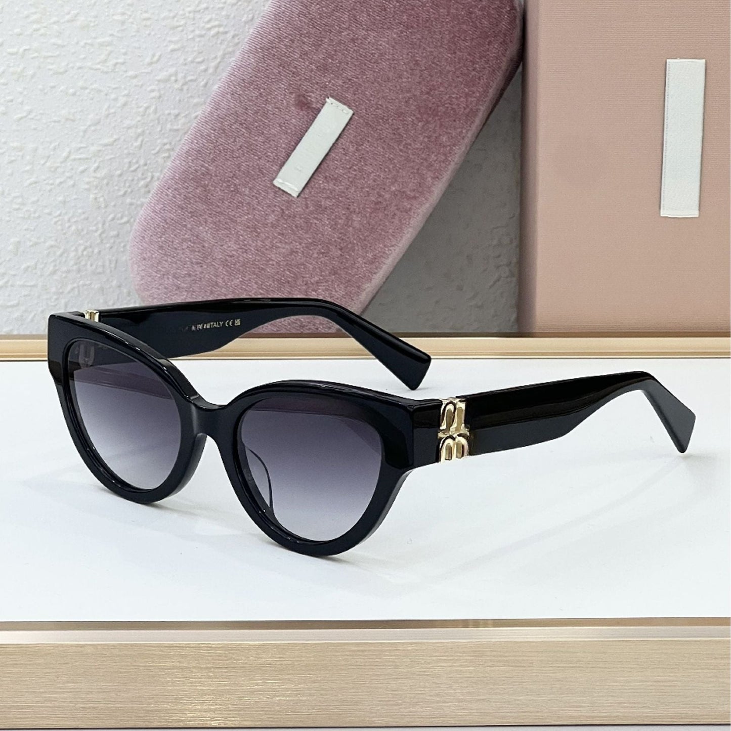 Mijia's New Cross-border Personalized Cat's Eye Fashion Sunglasses High-quality Slim Sunglasses Women's UV Protection SMU01V