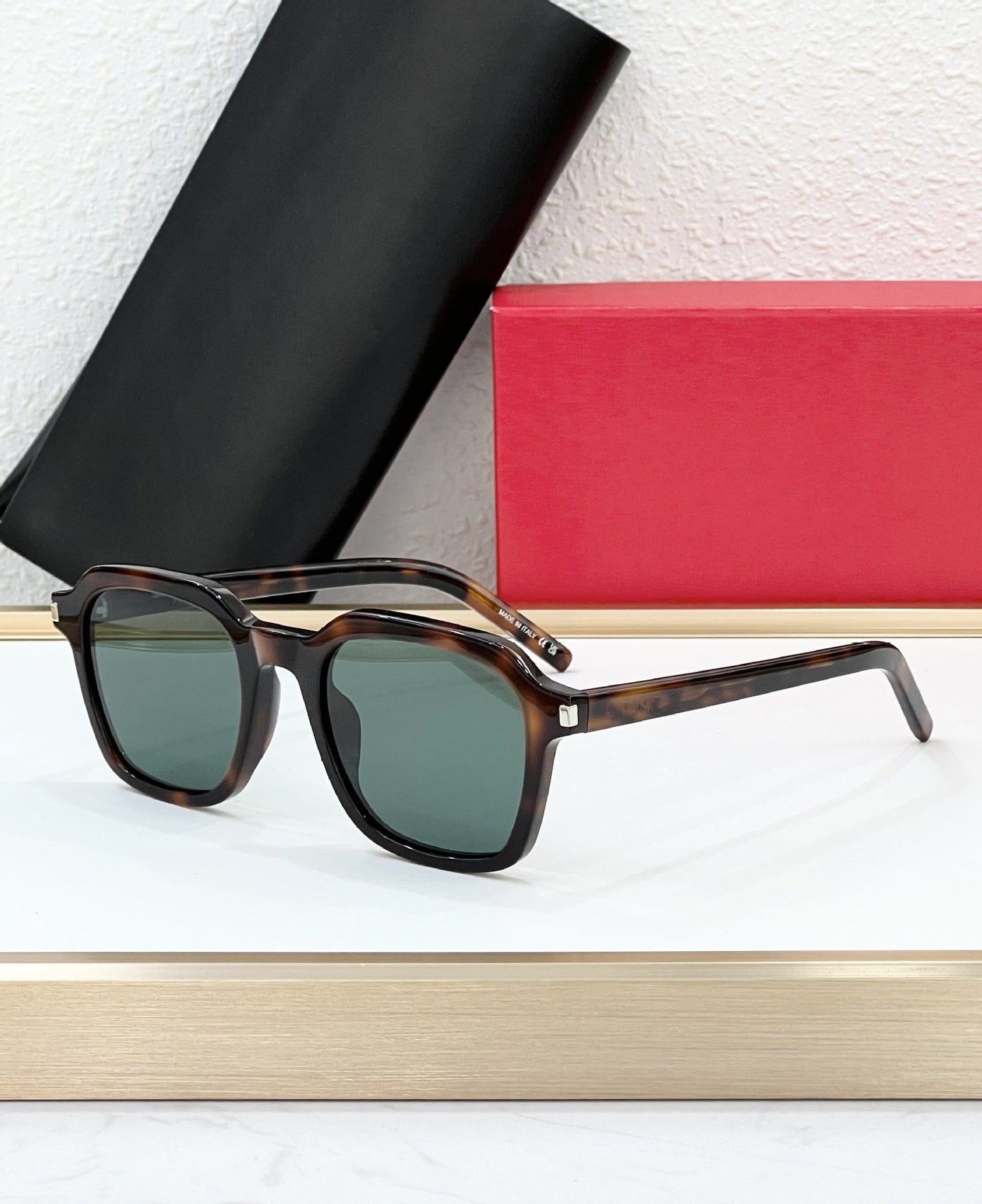 Poplar Woods New Hot-selling Sunglasses Women's High-end Square Fashion Sunglasses Men's Outdoor UV Protection SL 715
