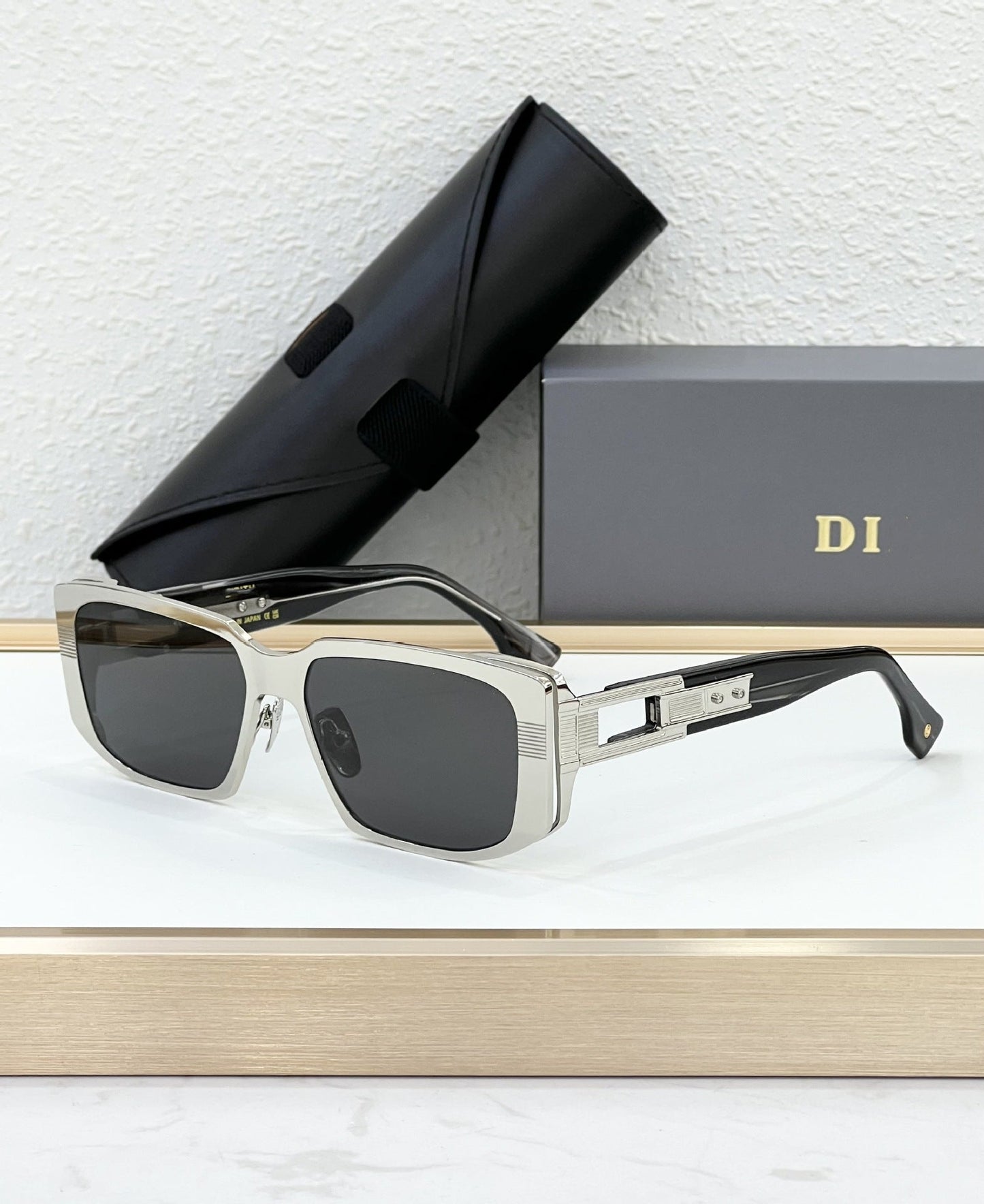 Cross-border DTS435 New Sunglasses Men's High-end Sense Fashion Versatile Box Sunglasses Women's High Version UV Protection