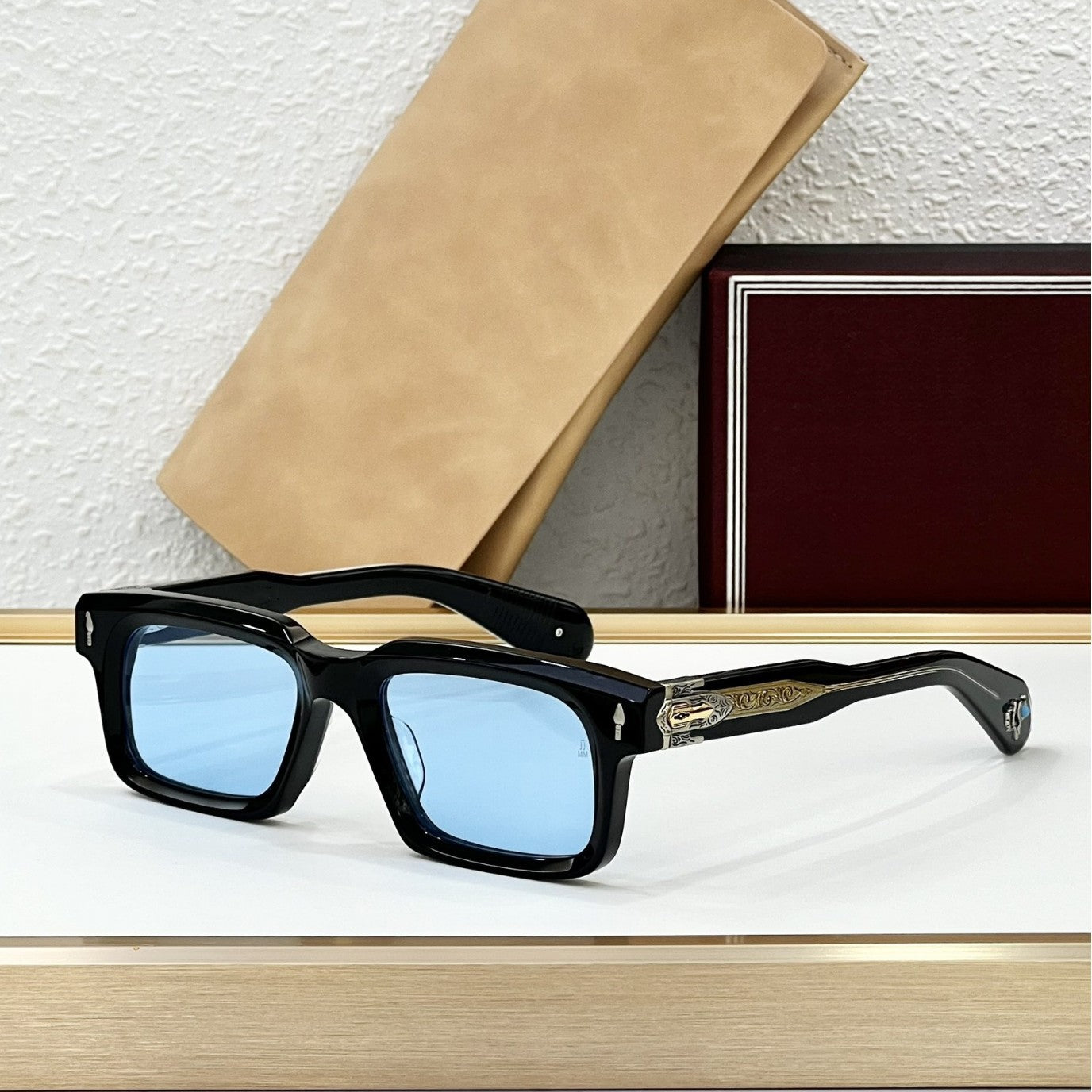 BELVEDERE JMM Cross-border Handmade Luxury Fashion Square Vacation Trendy Version Men's and Women's Sunglasses Outdoor Sunglasses