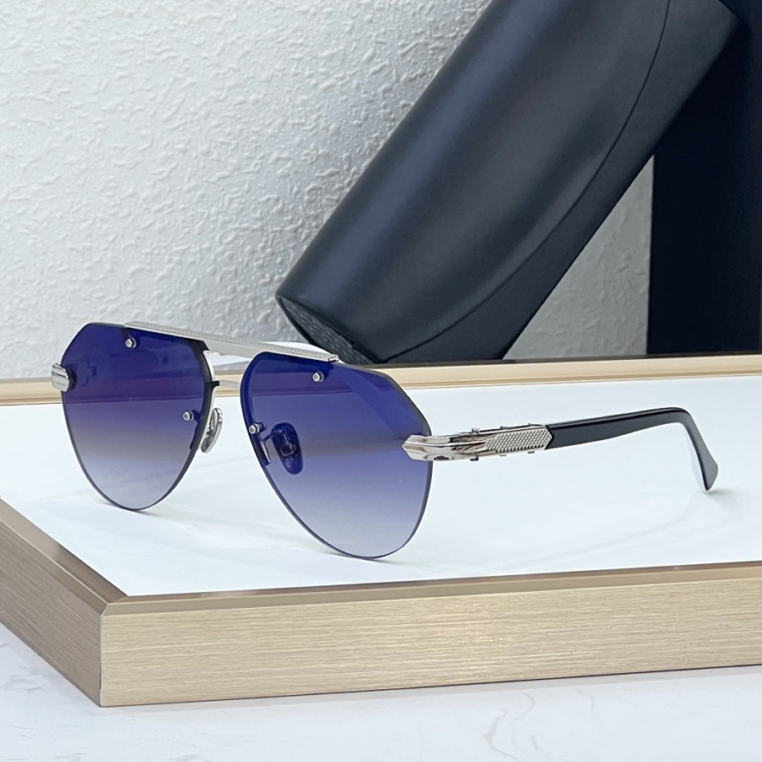 Cross-border New Toad Glasses Men's High-end Sunglasses MAY Fashion Trend UV-proof Sunglasses High Version