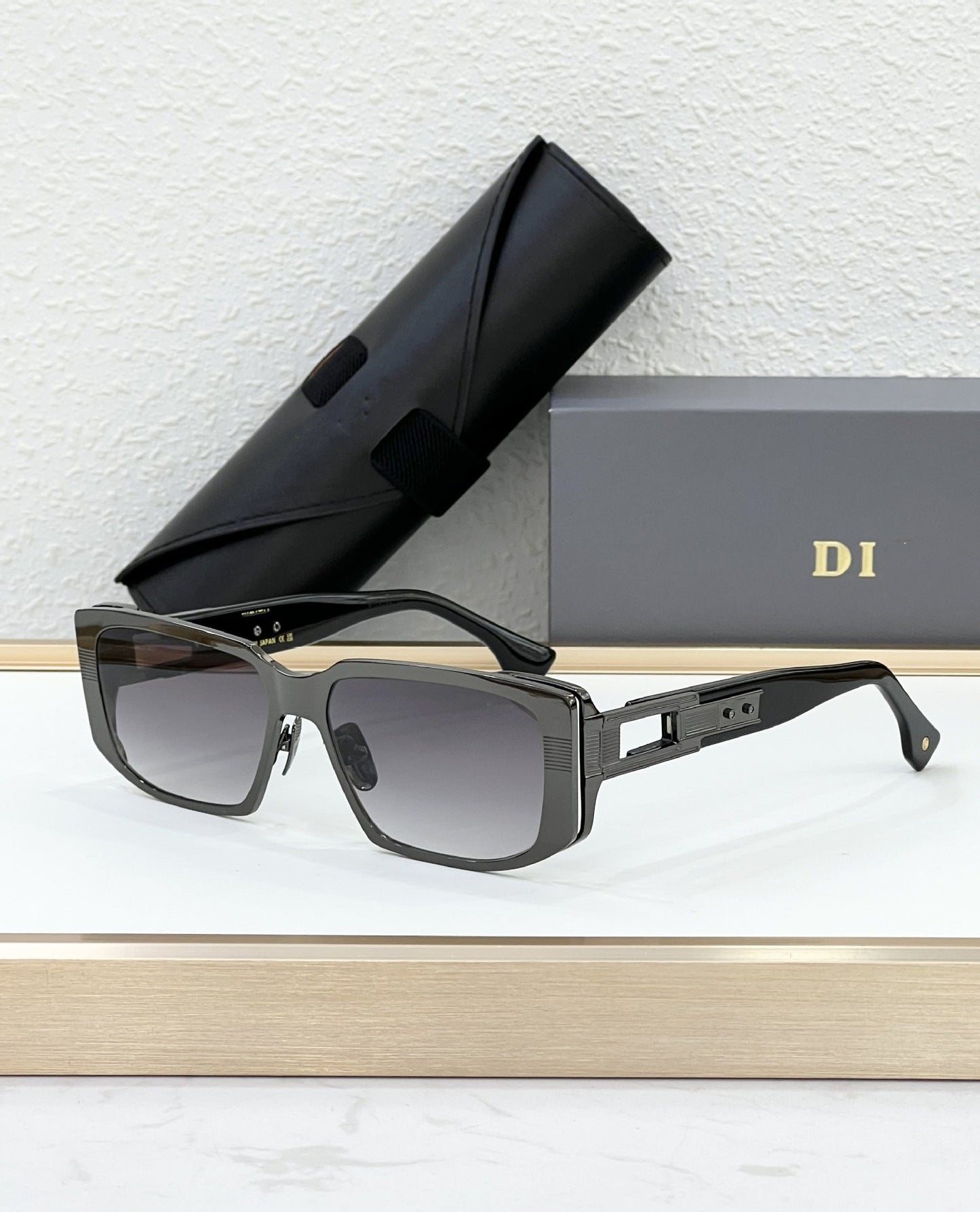 Cross-border DTS435 New Sunglasses Men's High-end Sense Fashion Versatile Box Sunglasses Women's High Version UV Protection