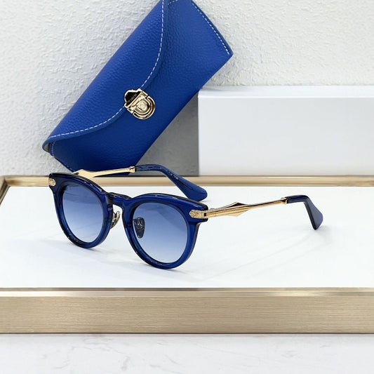 2025 New High-end Fashion Sunglasses Men's Ins Sunglasses Women's Big Face Thin Anti-ultraviolet Cross-border Europe and The United States