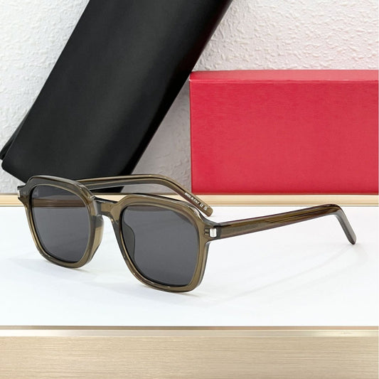 Poplar Woods New Hot-selling Sunglasses Women's High-end Square Fashion Sunglasses Men's Outdoor UV Protection SL 715