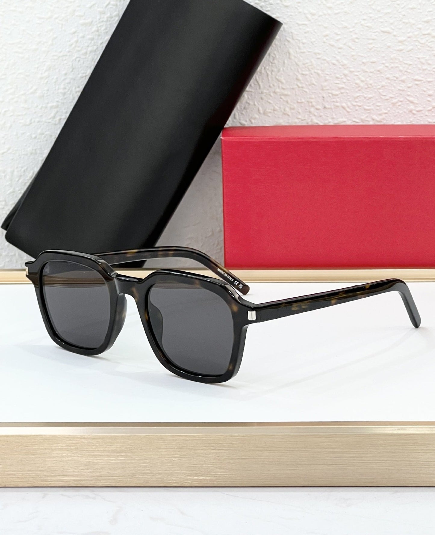 Poplar Woods New Hot-selling Sunglasses Women's High-end Square Fashion Sunglasses Men's Outdoor UV Protection SL 715