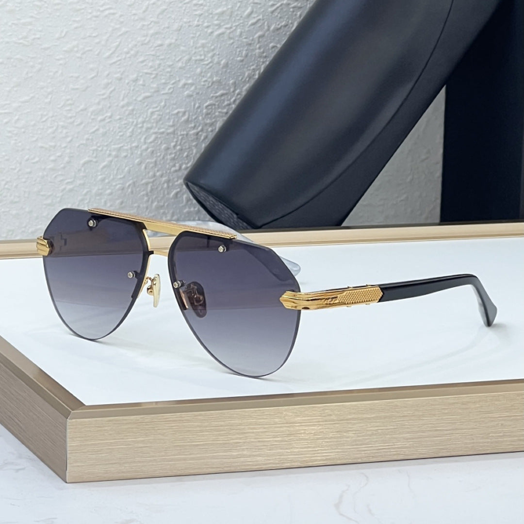 Cross-border New Toad Glasses Men's High-end Sunglasses MAY Fashion Trend UV-proof Sunglasses High Version