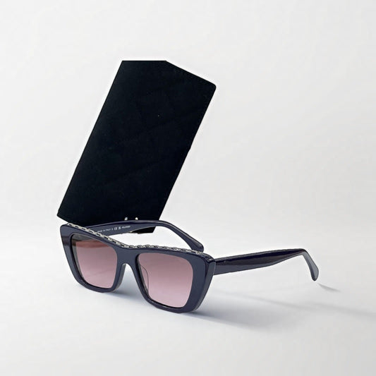 Cross-border Plate Butterfly Cat Eye Sunglasses Women's High-quality Fashion Sunglasses Trendy Sunshade UV-proof Glasses