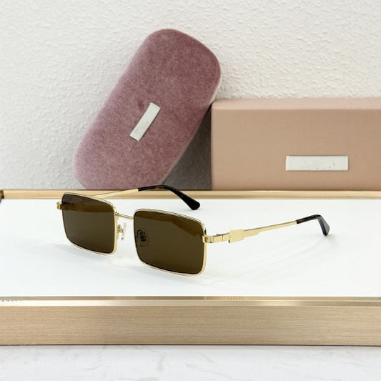 2025 New Product Home Sunglasses Women's High Sense Xiaohongshu INS Internet Celebrity Same Frame Metal Fashion Sunglasses