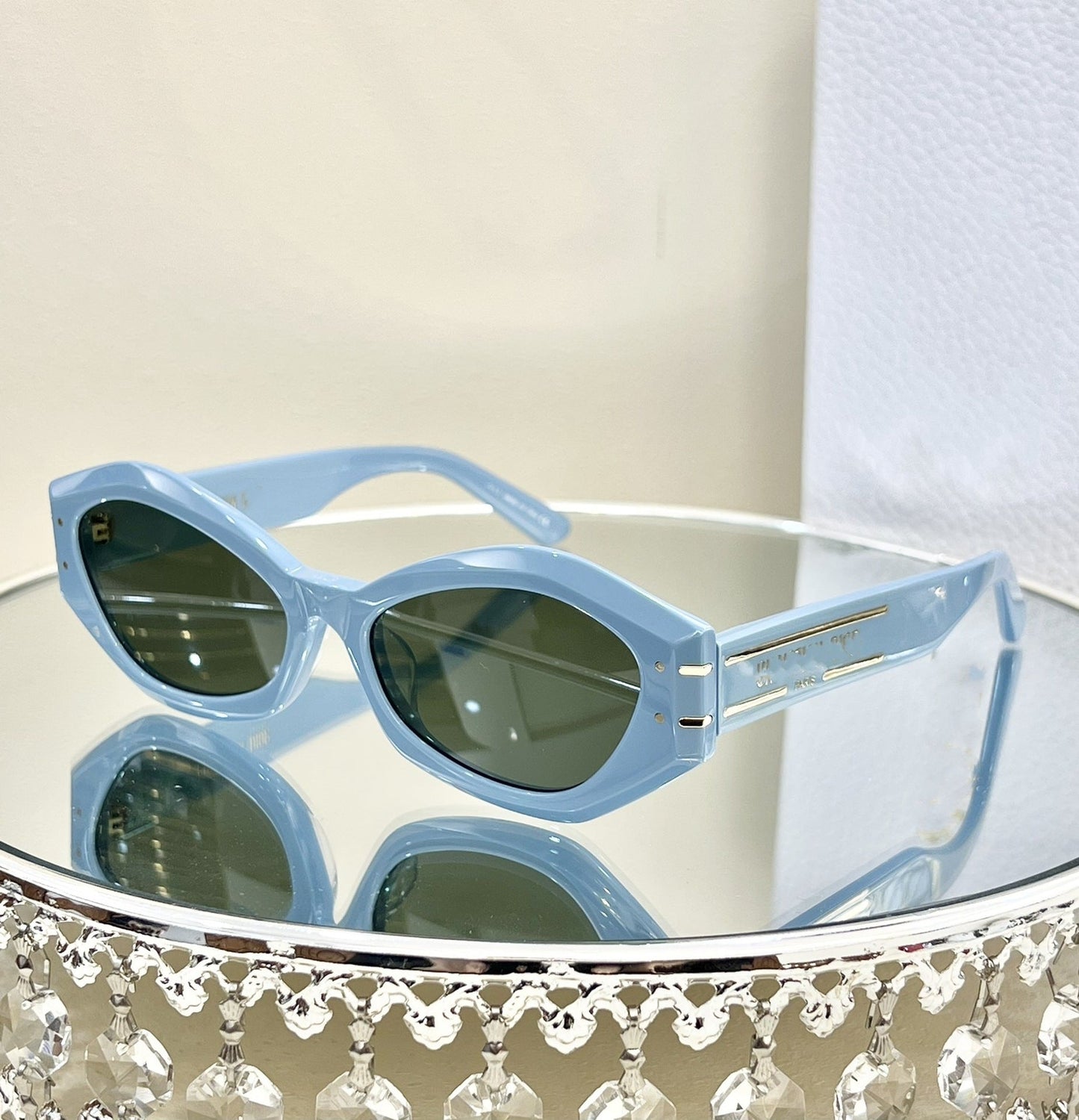 2024 Internet Celebrity Explosion D Home Retro Cat Eye Sunglasses Women's High Sense Fashion Versatile Sunglasses UV Protection B1U
