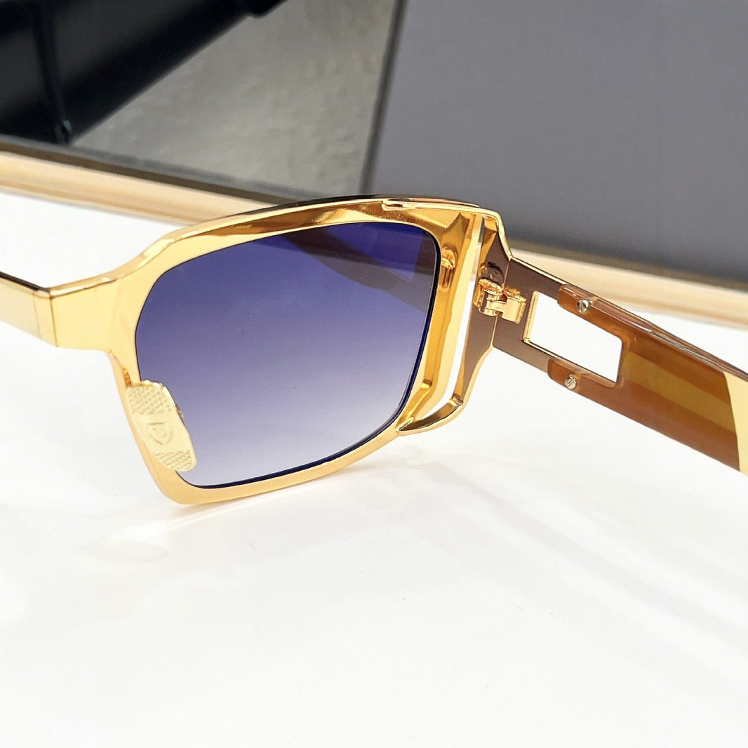 Cross-border DTS435 New Sunglasses Men's High-end Sense Fashion Versatile Box Sunglasses Women's High Version UV Protection
