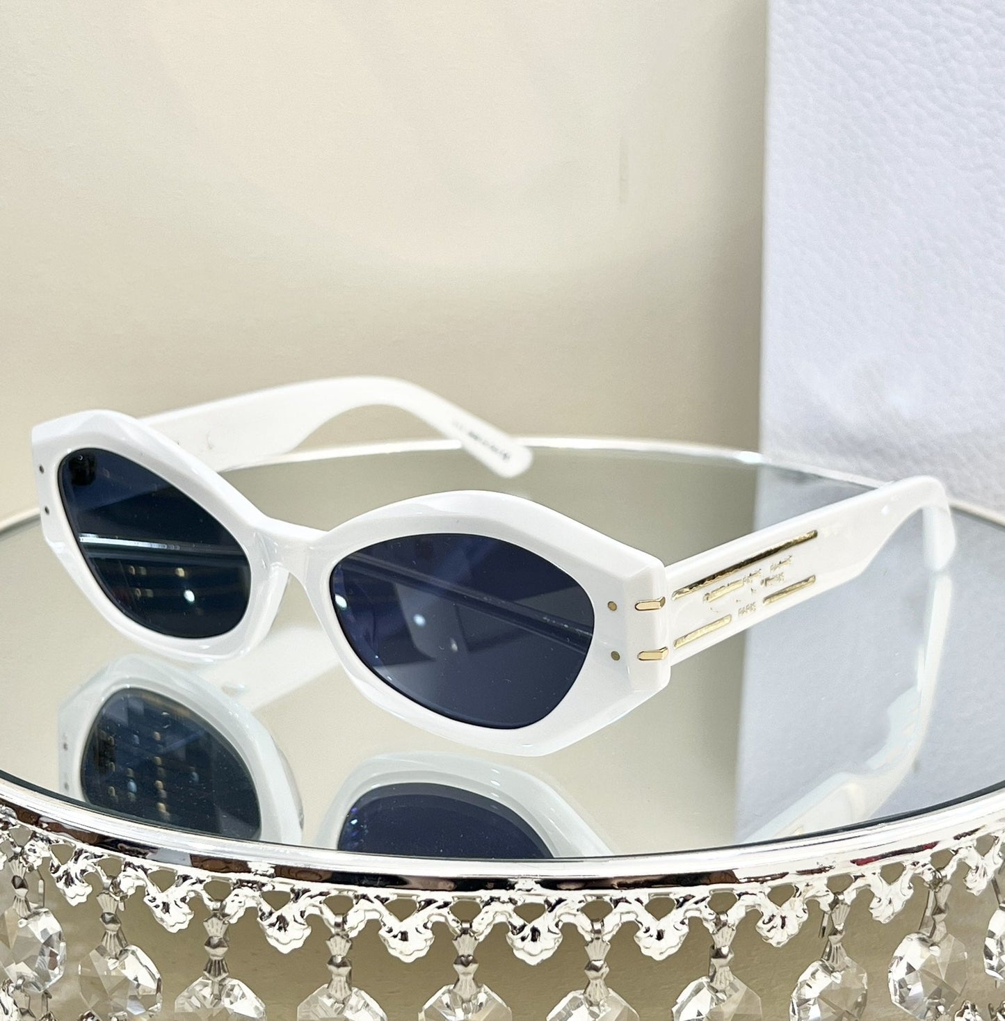 2024 Internet Celebrity Explosion D Home Retro Cat Eye Sunglasses Women's High Sense Fashion Versatile Sunglasses UV Protection B1U