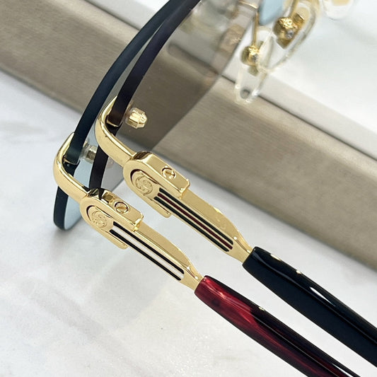 GG1221S Sunglasses Women's High-end Fashion Personality Xiaohongshu Ins The Same Frameless High-version Sunglasses Men