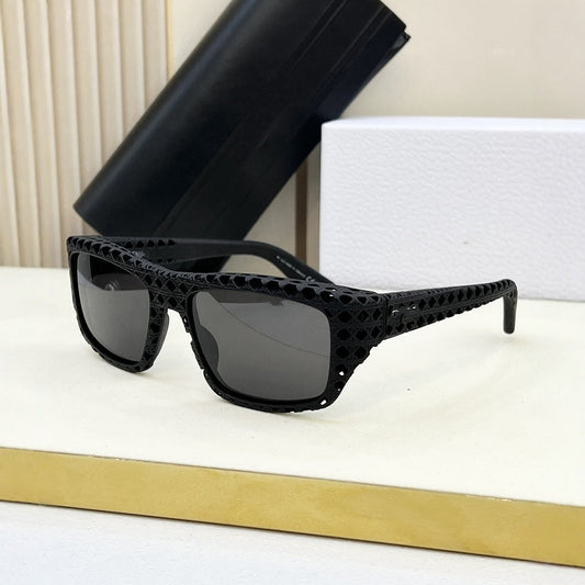 Cross-border New Light Luxury Fashion 3D Printing Cool Hollow Ultra-light Spice Girl Women's Sunglasses Outdoor Sunscreen Men's Sunglasses