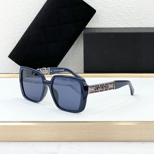 New Xiaoxiangfeng Sunglasses Women's High-end Fashion Large-frame Square Retro Wind Sunshade UV-proof Sunglasses