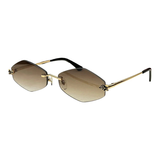 Top QualityCAR High Quality Fashion Light Luxury Frameless Sunglasses Men's and Women's Sunglasses UV Protection CT0433