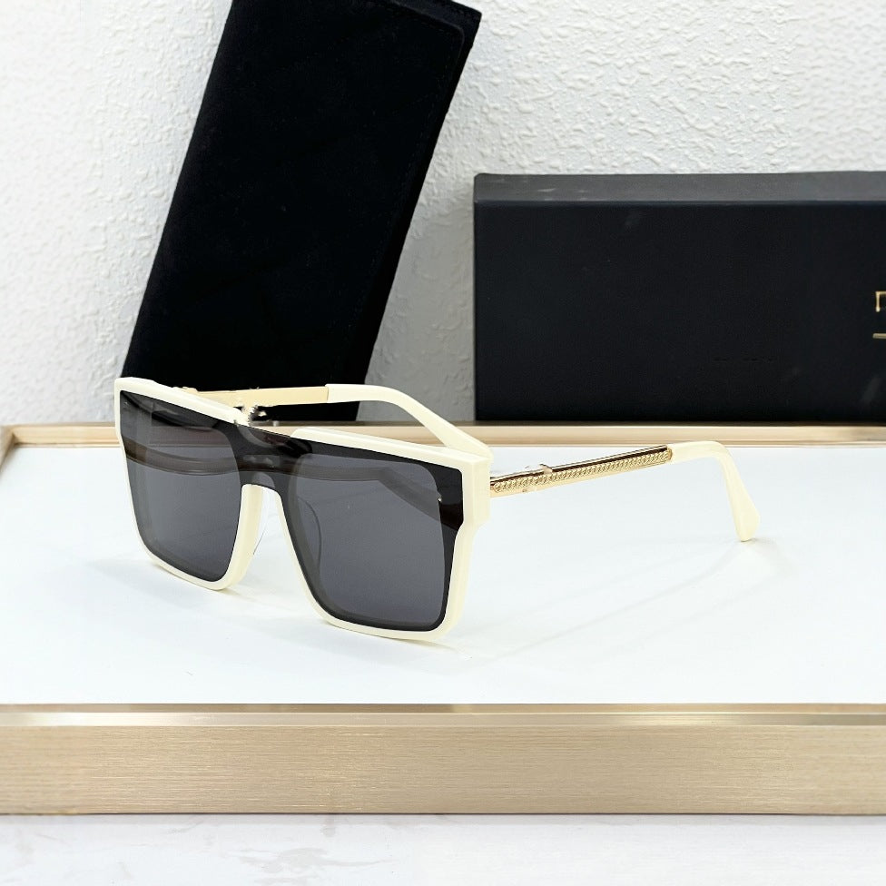 Cross-border Arc De Triomphe New Sunglasses Women's High-end Fashion Square Street Shot Large Frame Sunglasses Moisture UV Protection