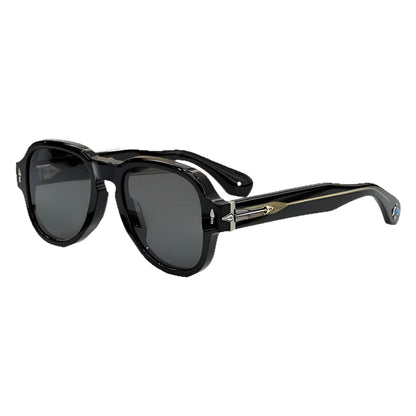 Cross-border JACQ Turquoise Japanese Handmade Glasses Fashion Sunglasses Men's High-end Sunglasses Women's UV Protection