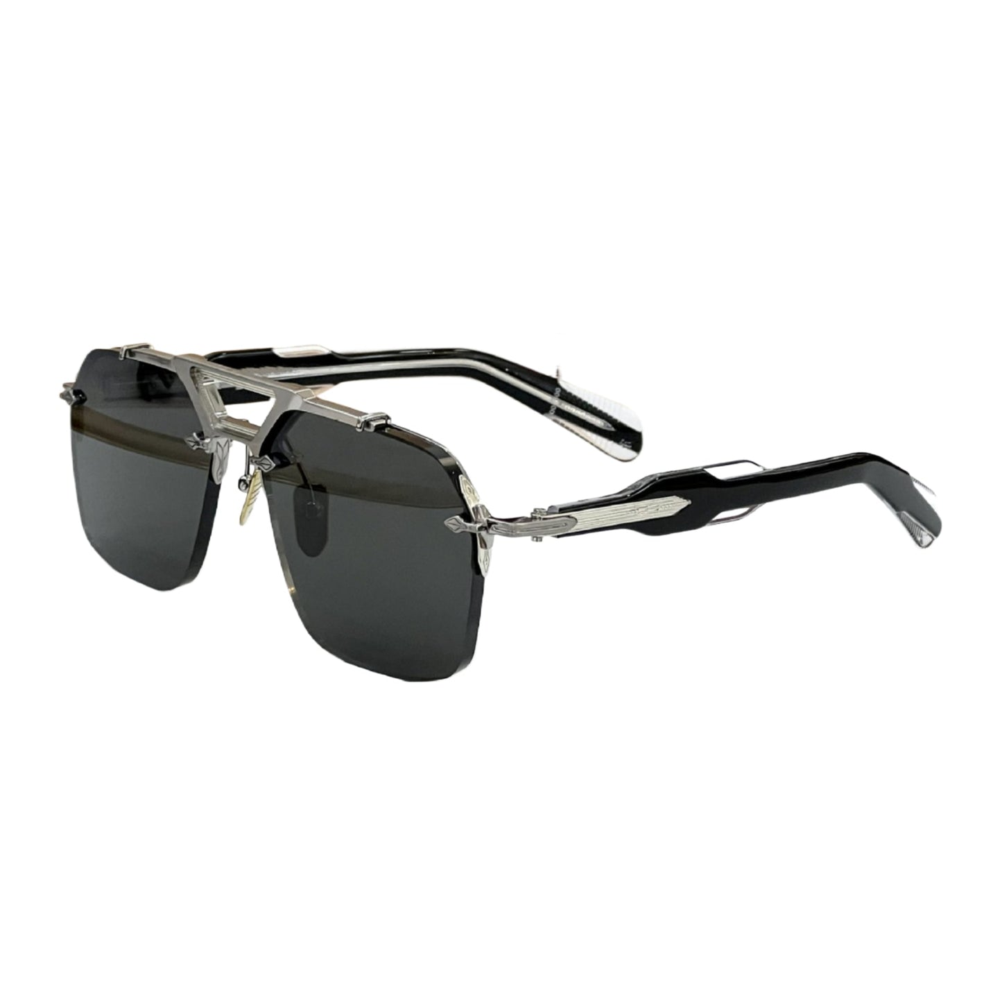 JACQ Cross-border Special for Fashionable Frameless Sunglasses, High-end Light Luxury Handmade Square Sunglasses, Women's UV Protection