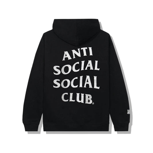 ASSC x Undefeated Paranoid Black Hoodie (Reflective)