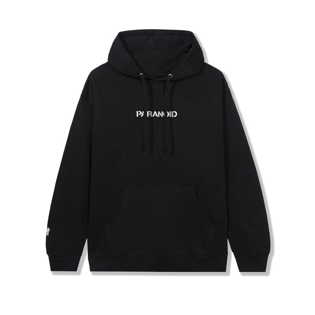 ASSC x Undefeated Paranoid Black Hoodie (Reflective)