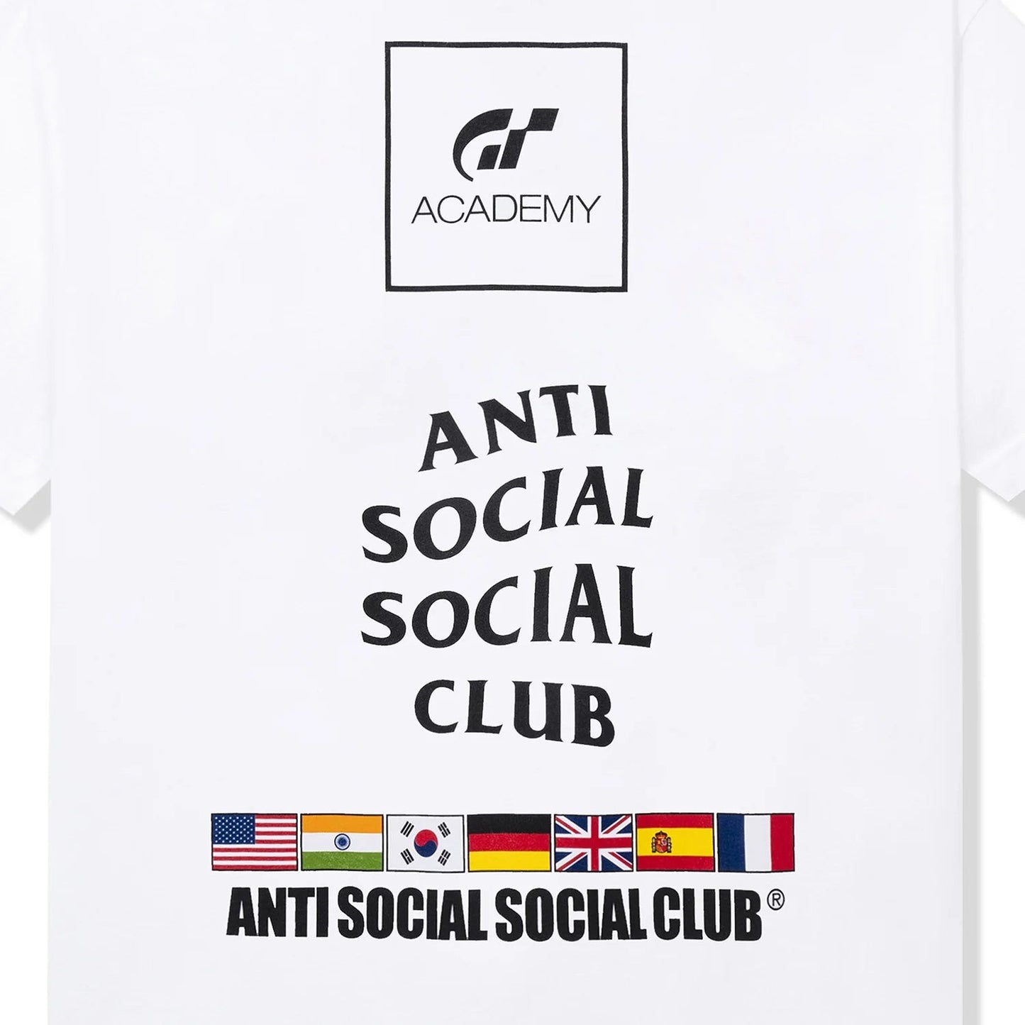 ASSCxGran Turismo Flag Tee - White