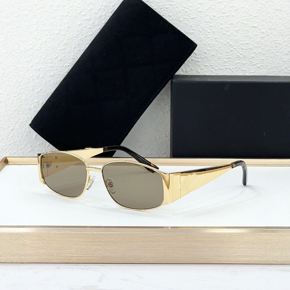 Arc De Triomphe Sunglasses Women's High-end Sunglasses Fashion Versatile Personality Retro Small Frame UV Protection 08846