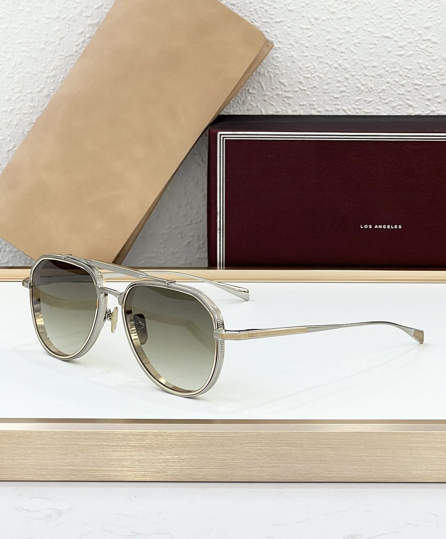 JACQ Cross-border Fashion Luxury Metal Frame Sunglasses High Version Men's and Women's Sunglasses UV Protection COMMANDER