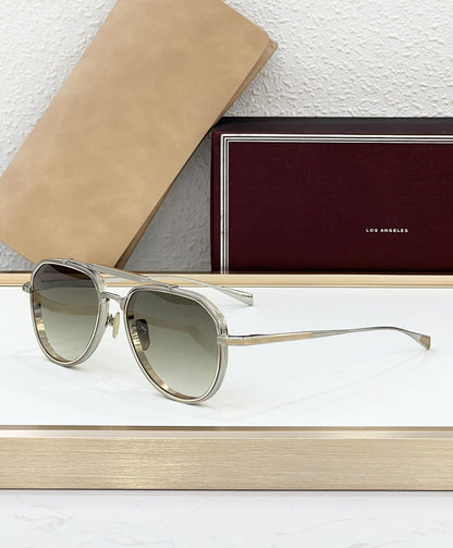 JACQ Cross-border Fashion Luxury Metal Frame Sunglasses High Version Men's and Women's Sunglasses UV Protection COMMANDER