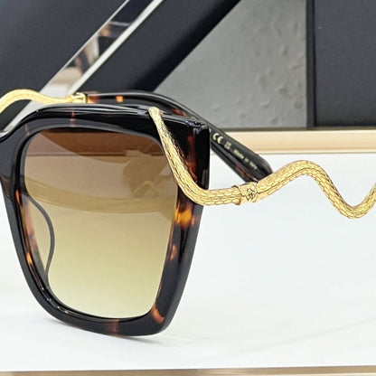 Cross-border SRC034M New Large-frame Sunglasses Women's High-end Fashion Retro Style Big-name Sunglasses UV Protection