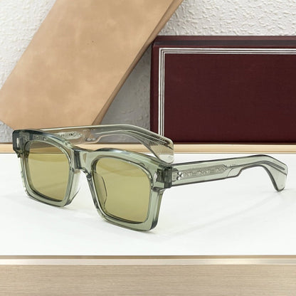 Cross-border JACQ New Fashion Box Sunglasses Men's High-end Sense Retro Versatile Sunscreen Sunglasses Women's UV Protection