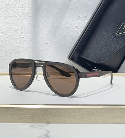 PRA Cross-border Fashion Toad Round Sports Classic Red Label Men's Sunglasses Ultra-light Outdoor Women's Sunglasses SPR56XS