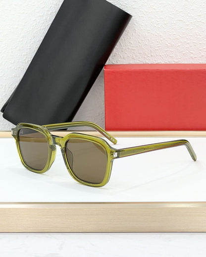Poplar Woods New Hot-selling Sunglasses Women's High-end Square Fashion Sunglasses Men's Outdoor UV Protection SL 715