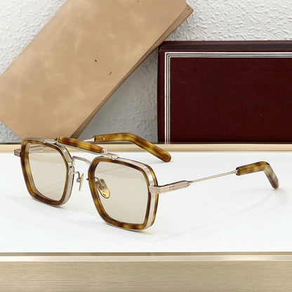 Cross-border JACQ Fashion Handmade Glasses Women's High-end Sense Big-name Sunglasses Men's UV-proof High-version Sunglasses Tide