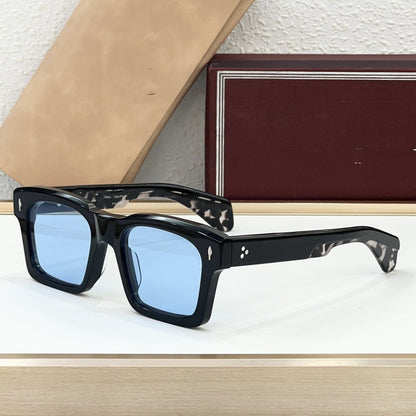 Cross-border JACQ New Fashion Box Sunglasses Men's High-end Sense Retro Versatile Sunscreen Sunglasses Women's UV Protection