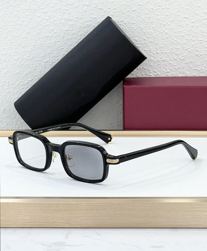 CAR New Rectangular Full Frame Simple Plate Personalized Sunglasses Men's and Women's Color-changing Sunglasses UV Protection CT0539S