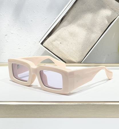 JACQU JAC235 TOP QUALITY Fashion Light Luxury Heavy Plate Square Vacation UV-proof Men's and Women's Sunglasses