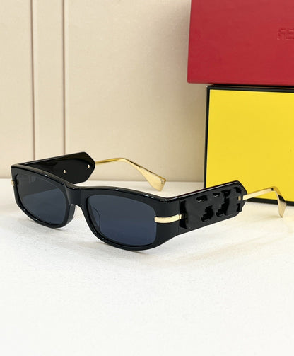 F New Sunglasses Female Big-name European and American Style Fashion Versatile Travel Sunglasses Advanced Sense FE40120I