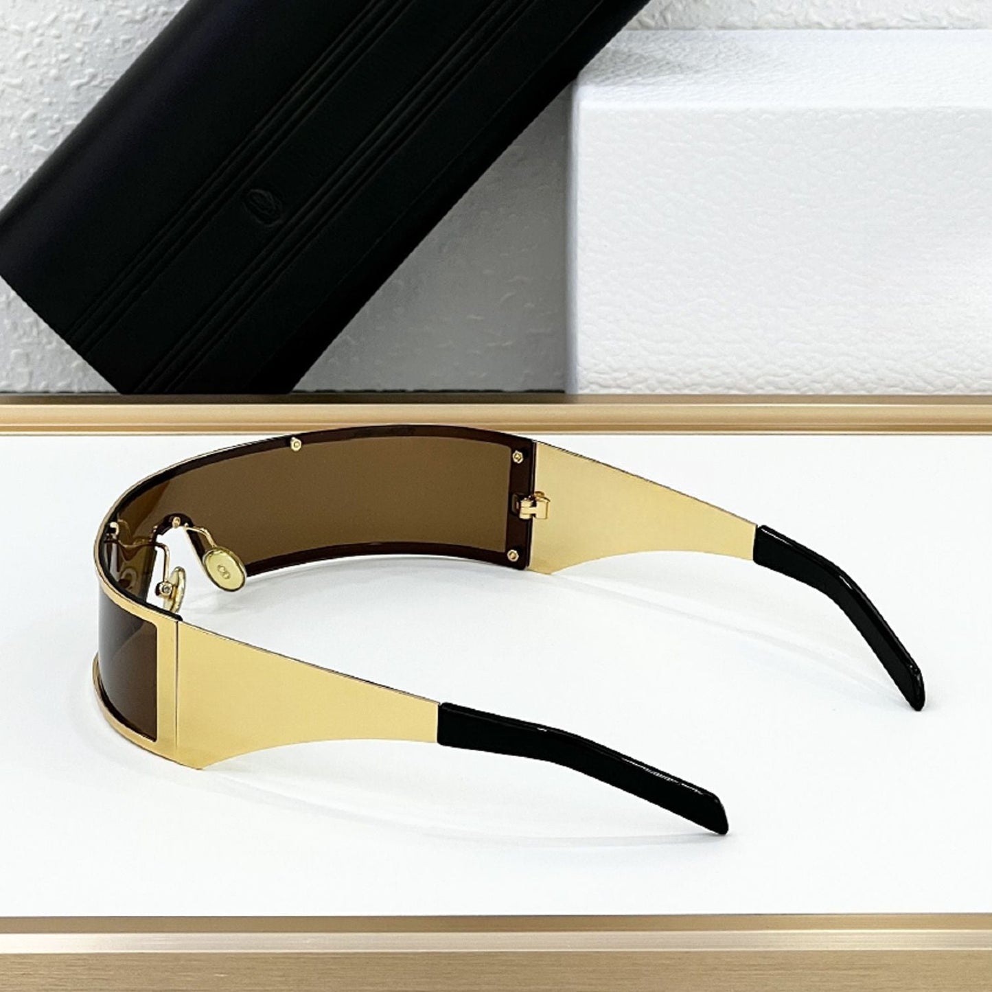 D New Fashion Design Headband Sunglasses Xiaohongshu Same Outdoor Sports Sunglasses High Sense of Tide Punk