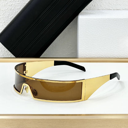 D New Fashion Design Headband Sunglasses Xiaohongshu Same Outdoor Sports Sunglasses High Sense of Tide Punk