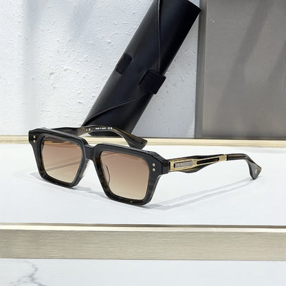 Cross-border Europe, America, Luxury Fashion High-end Sunglasses Japanese-style Vacation Square Men's and Women's Sunglasses Party DTX459