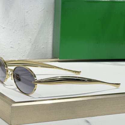 Cross-border European and American Sardines Metal Sunglasses Men's High-end Fashion Glasses Big-name Sunglasses Women's UV Protection