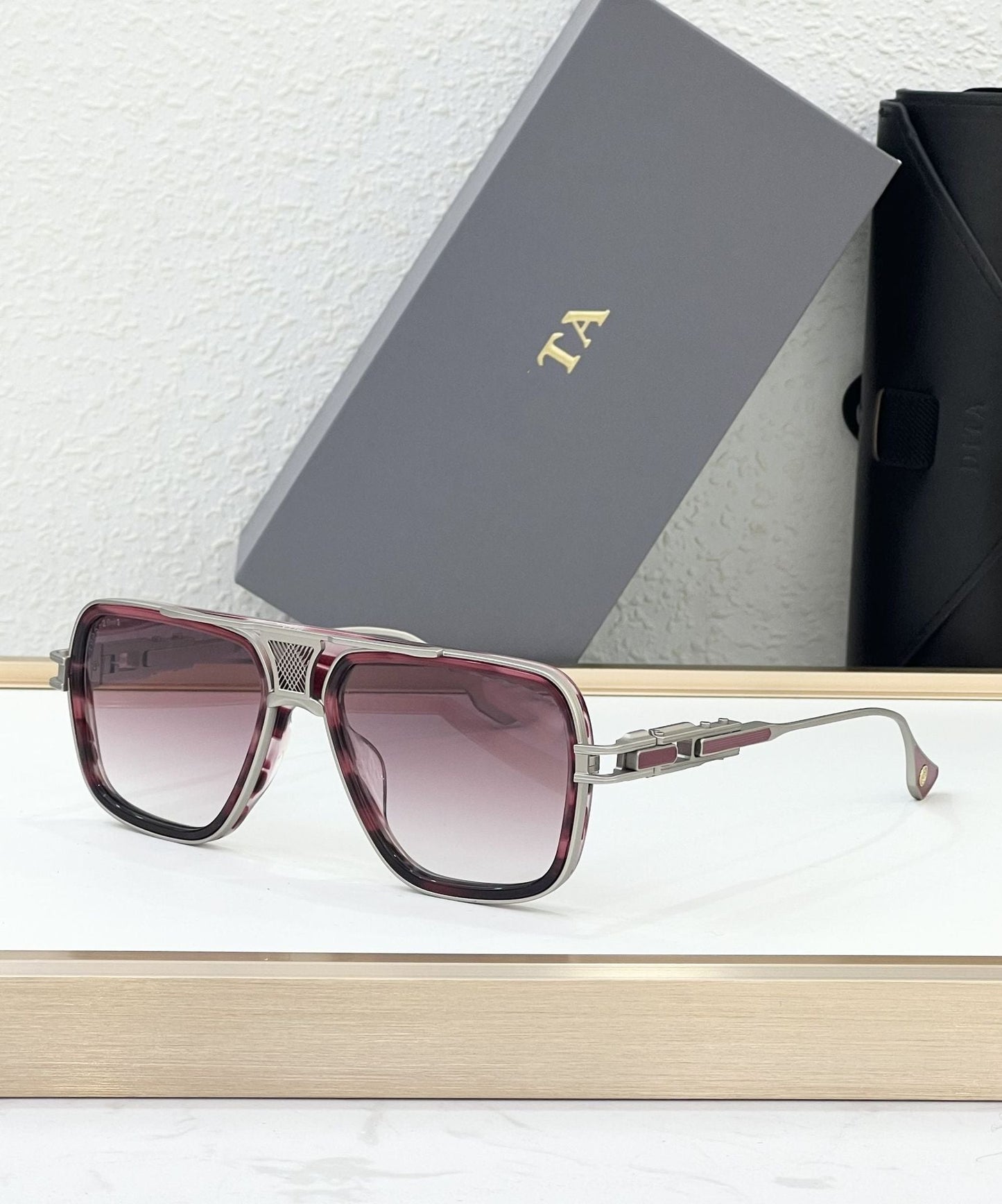 Cross-border Fashion Light Luxury Metal Toad Frame Vacation Trendy Men and Women Sunglasses Party Photo TOP Sunglasses DTS460